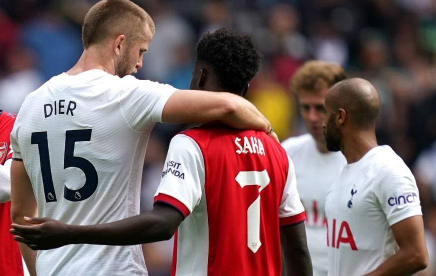 Tottenham vs Arsenal, Dukungan Spurs untuk Bukayo Saka