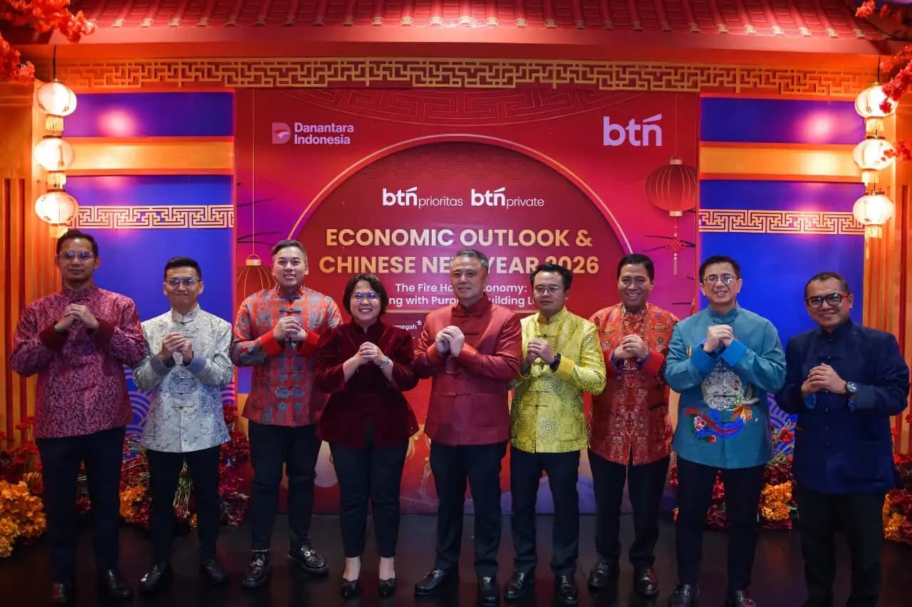Acara BTN Economic Outlook & Chinese New Year 2026 di Jakarta, Senin (23/2/2026) (Foto: Dok BTN)