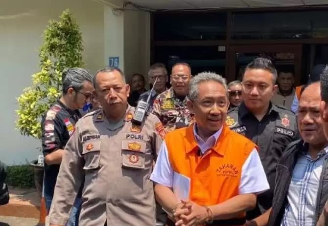 Eks Walkot Bandung Yana Mulyana Dieksekusi ke Lapas Sukamiskin