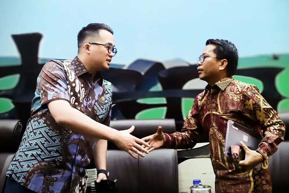 Abraham Sridjaja dan Mohamad Reza (Foto: Dok MI/Jiani)