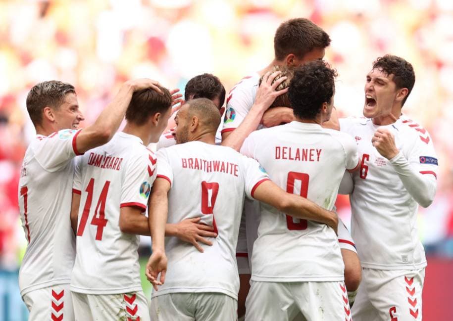 Denmark Bantai Wales 4-0, Bale dkk Tersingkir dari EURO 2020