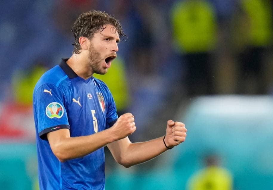Italia Unggul 1-0 di Babak Pertama