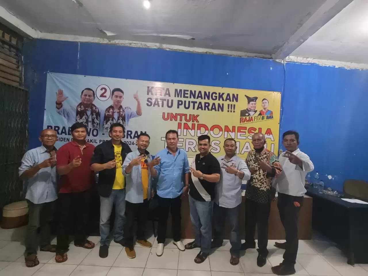 Raja Pra8u Raka Optimis Prabowo-Gibran Menang Satu Putaran Pilpres 2024