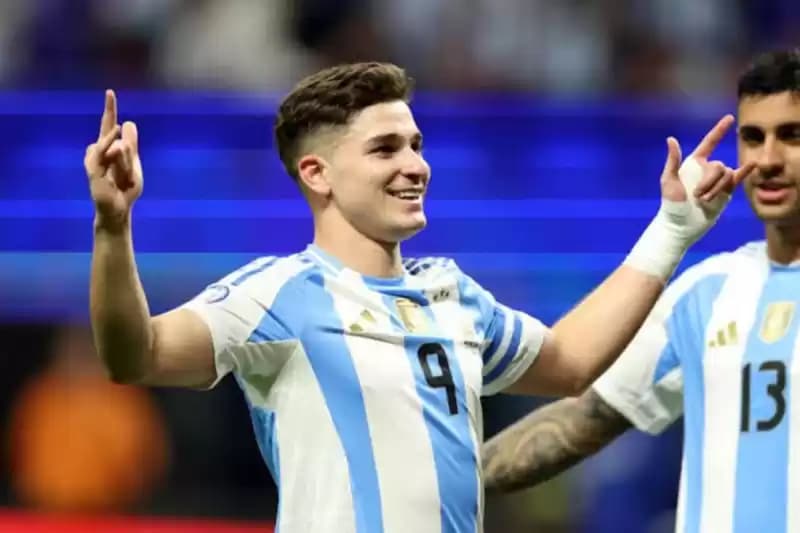 Foto Julian Alvarez akan memperkuat Argentina