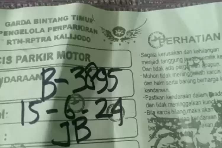 Foto Karcis Pungli