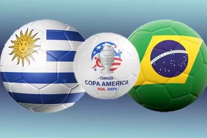 Foto Pratinjau Uruguay vs Brazil
