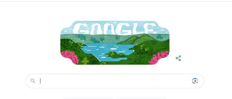 Danau Toba Jadi Tema Google Doodle Hari Ini