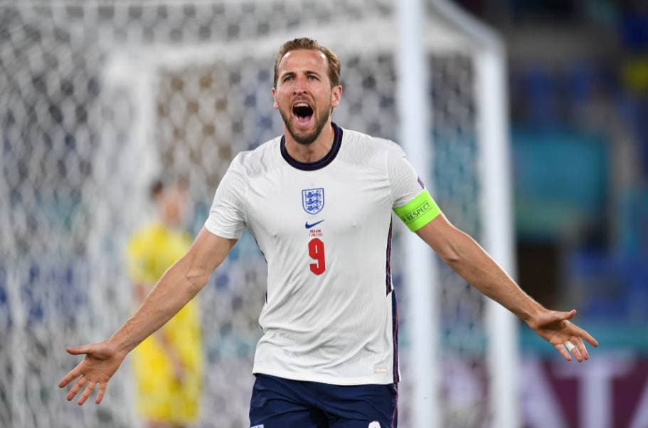 Babak Pertama Ukraina vs Inggris, Harry Kane Bawa The Three Lions Unggul 1-0