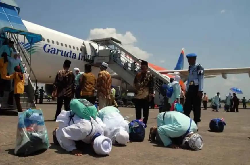 Jamaah umrah tiba di Indonesia