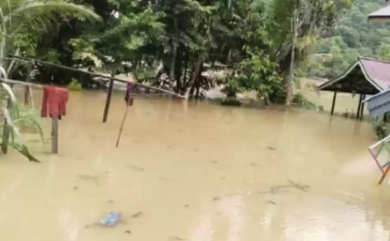 Kondisi banjir di Hulu Sungai Kapuas