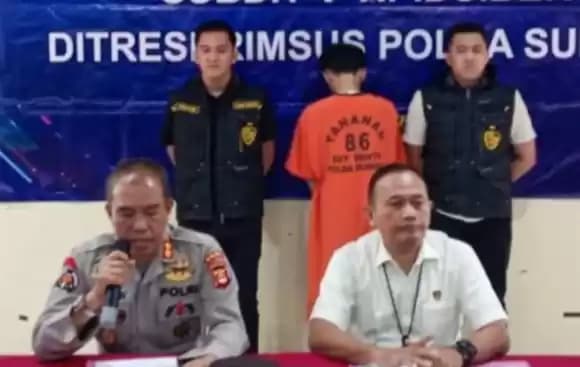 Konfrensi pers kasus judi online