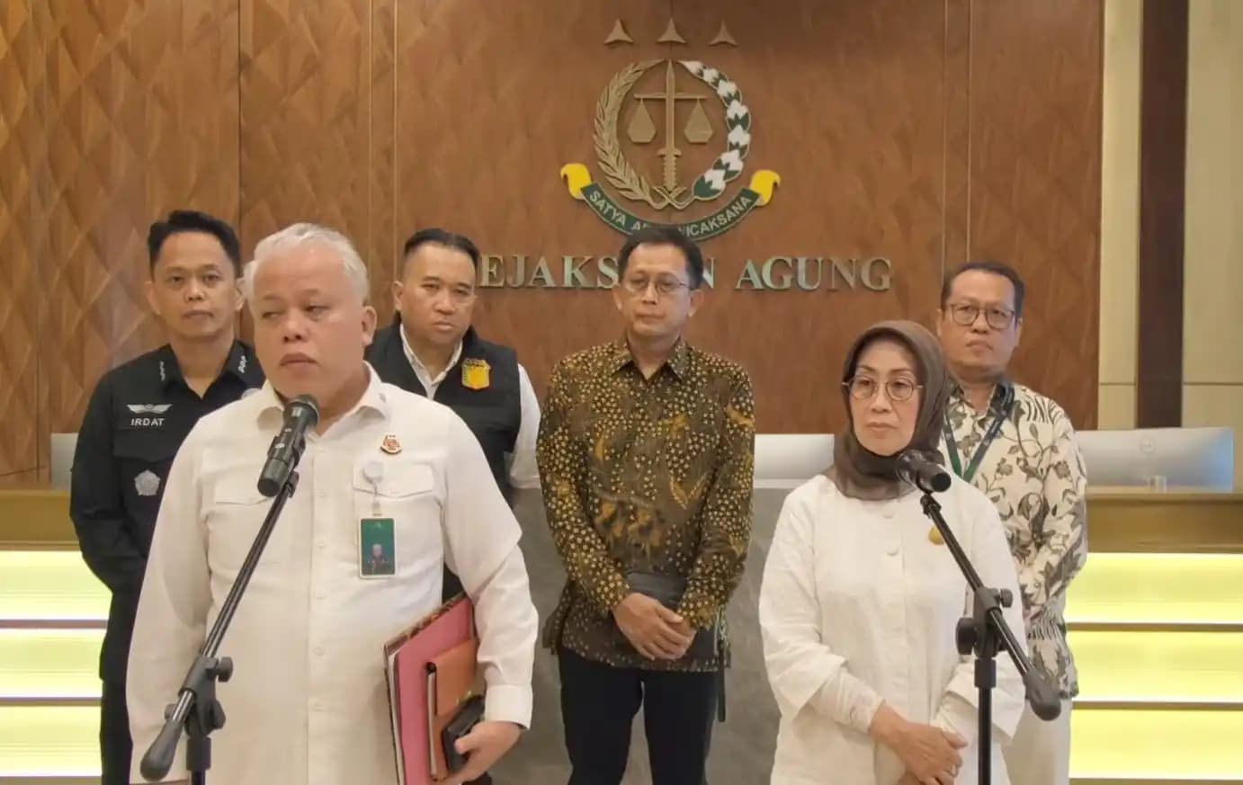 Konfrensi Pers Kejagung