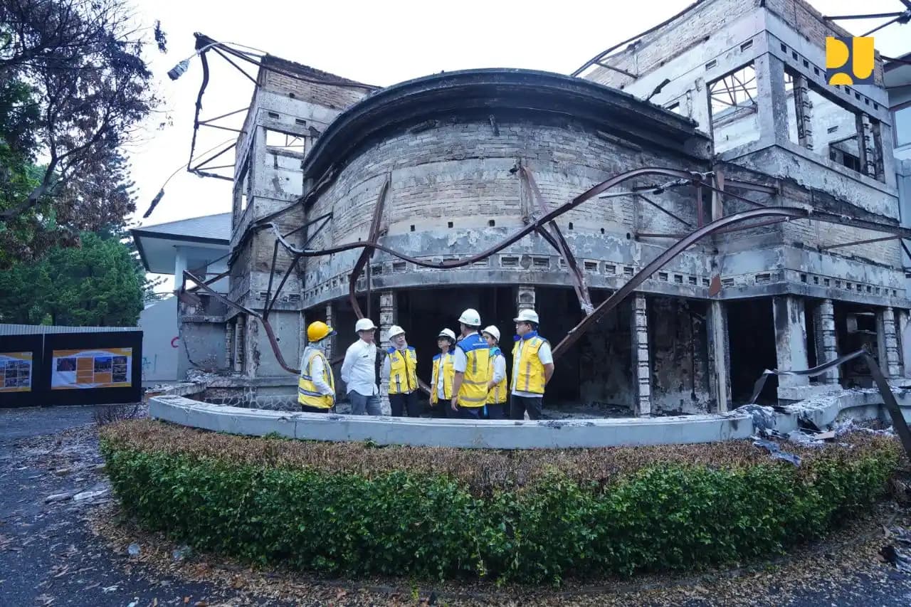 Menteri PU Tinjau Wisma MPR