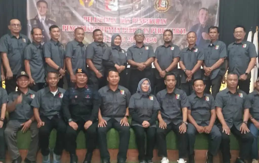 Para pengurus Perbakin Purwakarta yang baru