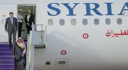 Pesawat Presiden Assad