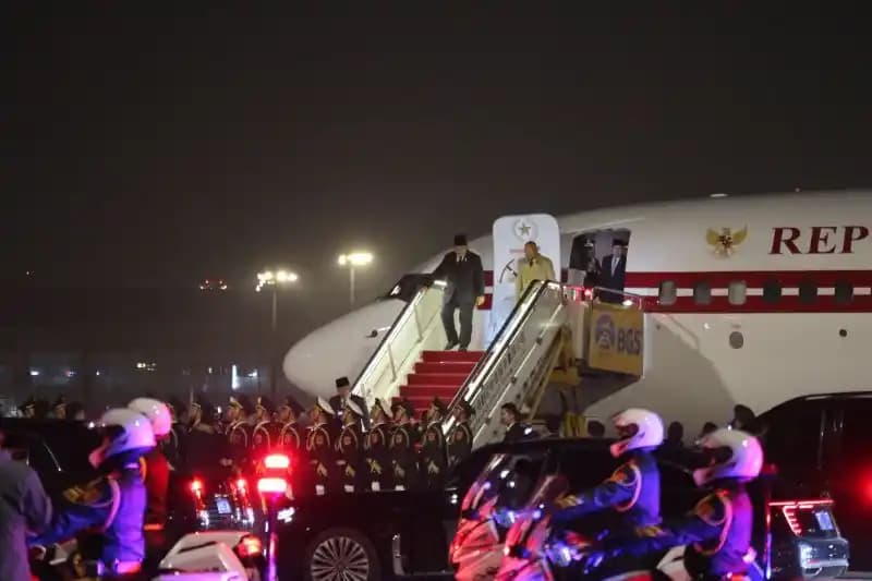 Prabowo  tiba di beijing