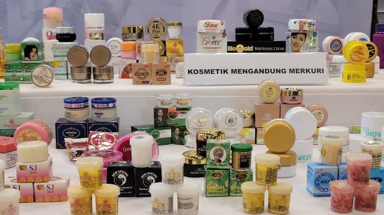 BPOM Temukan 181 Jenis Kosmetik Terlarang