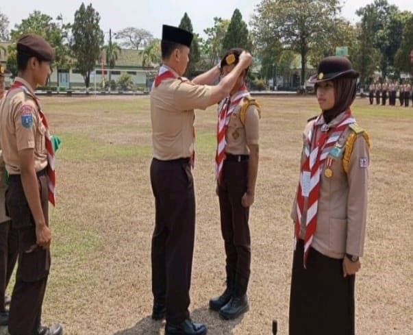 Dandim 0507/Bekasi Bertindak Sebagai Inspektur Upacara Penutupan Pramuka Saka Wira Kartika