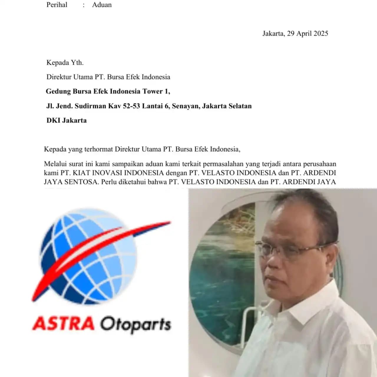 Sukiyat Adukan Astra otoparts