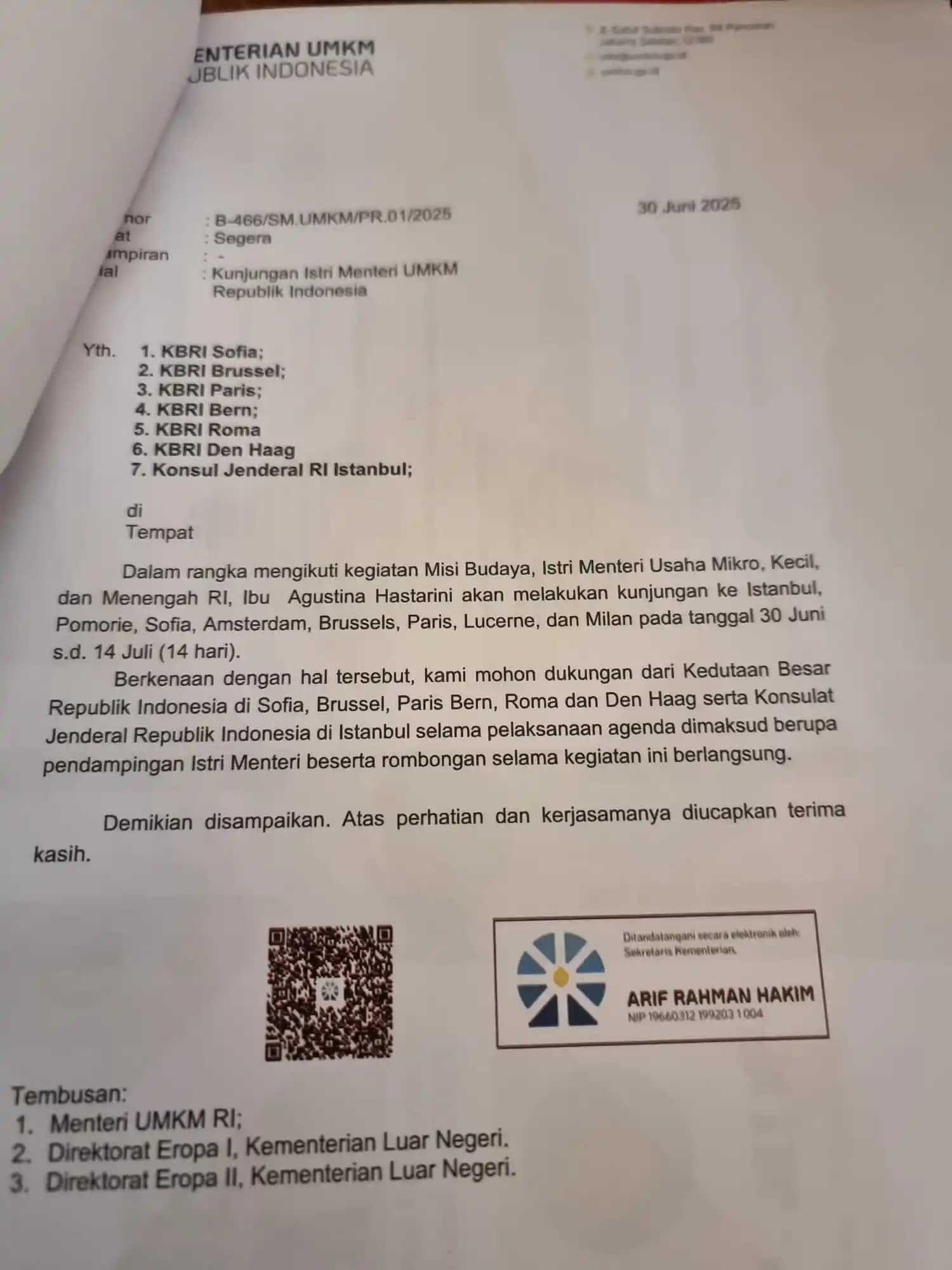 Surat Permintaan