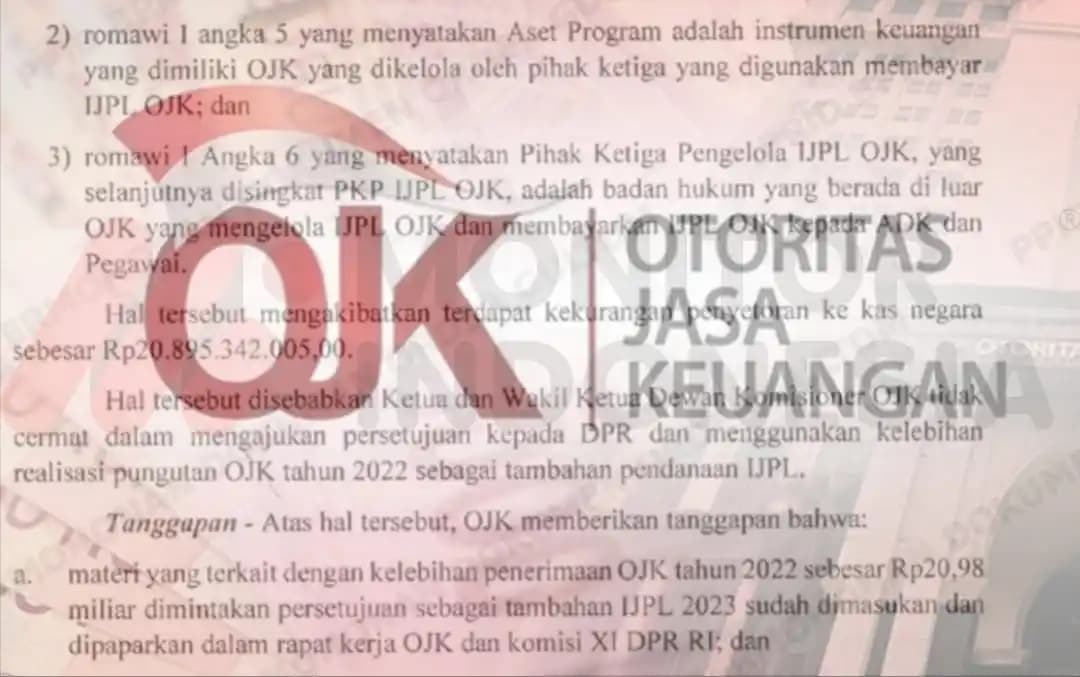 Temuan BPK OJK