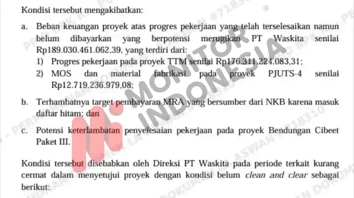 Temuan BPK Waskita Karya 3