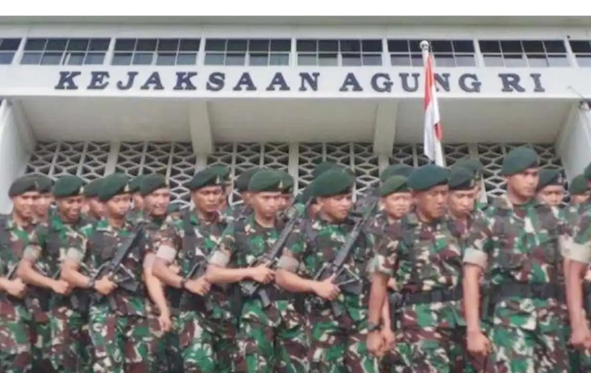 TNI Jaga Kejagung