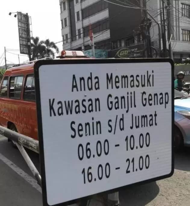 Sistem Ganjil Genap Ditiadakan Selama 2 Hari