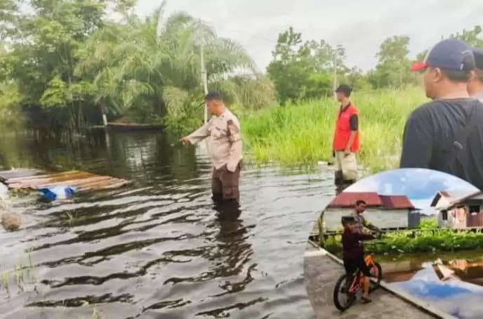 Dua Warga Kota Palangka Raya Ditemukan Tewas, Akibat Naiknya Debit Air Sungai Kahayan