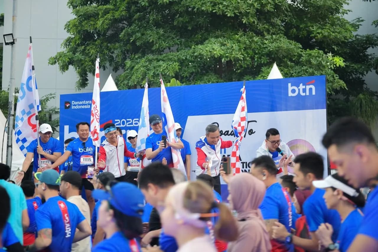 BTN Run 2026 for Charity Jadi Aksi Nyata untuk Negeri, Donasi Tembus Rp 760 Juta