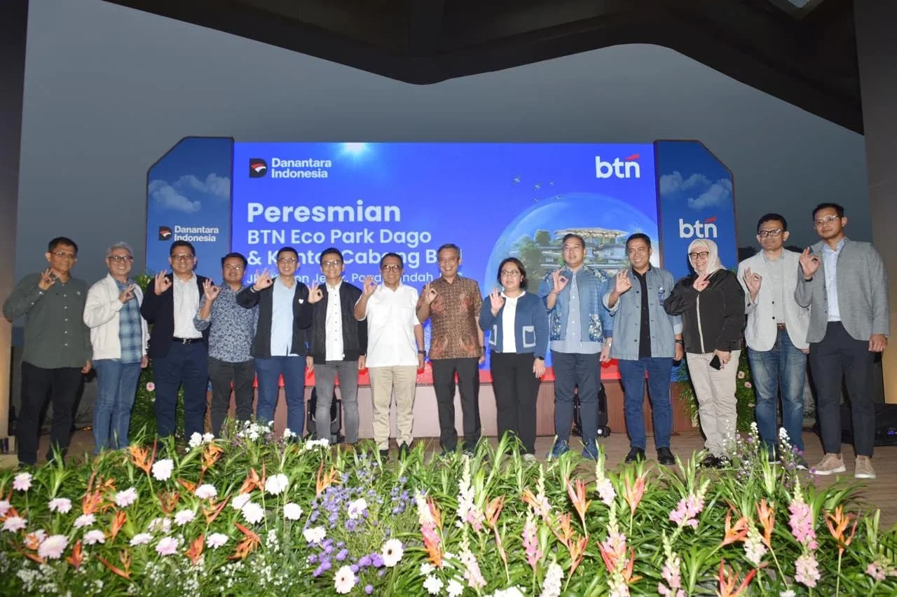 Peresmian BTN Eco Park Dago dan Kantor Cabang BTN di Bandung pada Jumat (10/4/2026) (Foto: Dok BTN)
