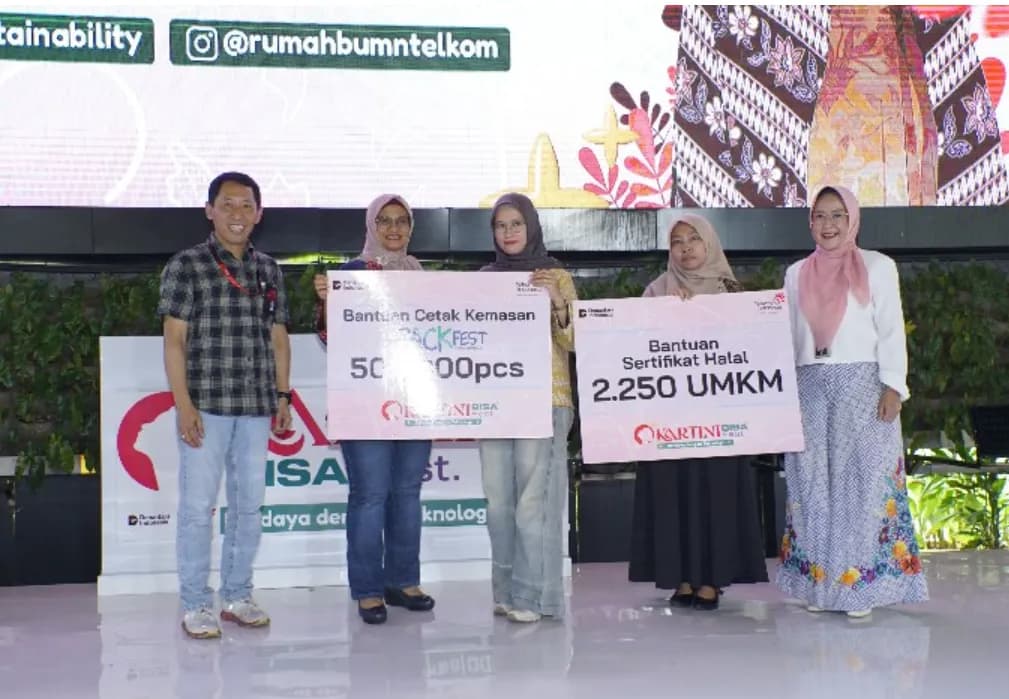 Telkom Dorong UMKM Perempuan Tembus Pasar Lebih Luas Lewat Digitalisasi