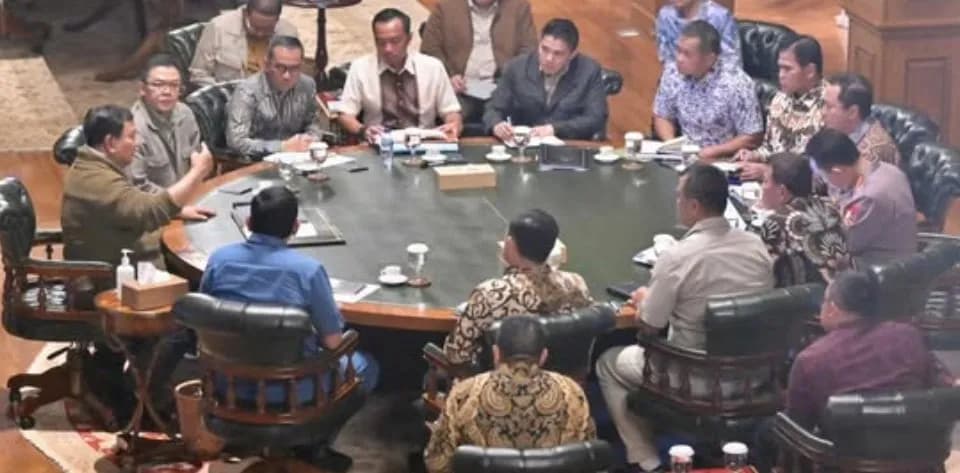 Rapat di Hambalang, Presiden Bahas Isu Pekerja dan Peran Kampus