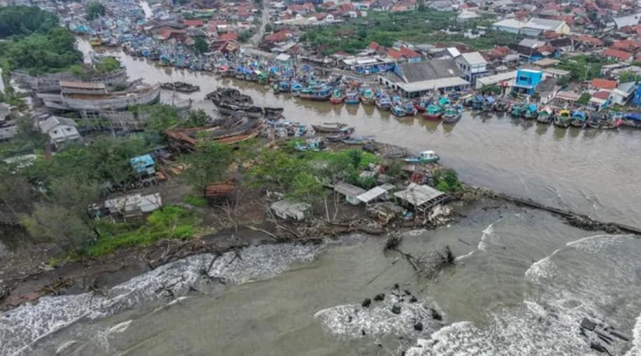 Alarm BRIN: 65,8% Garis Pantai Pantura Terdampak Erosi