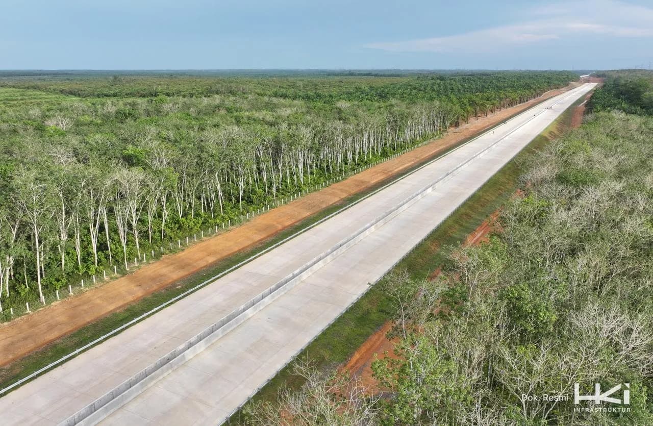 Sambungkan Jalan Tol Trans Sumatera, HKI Kerjakan Tol Betung-Jambi Seksi 2A dan 2B