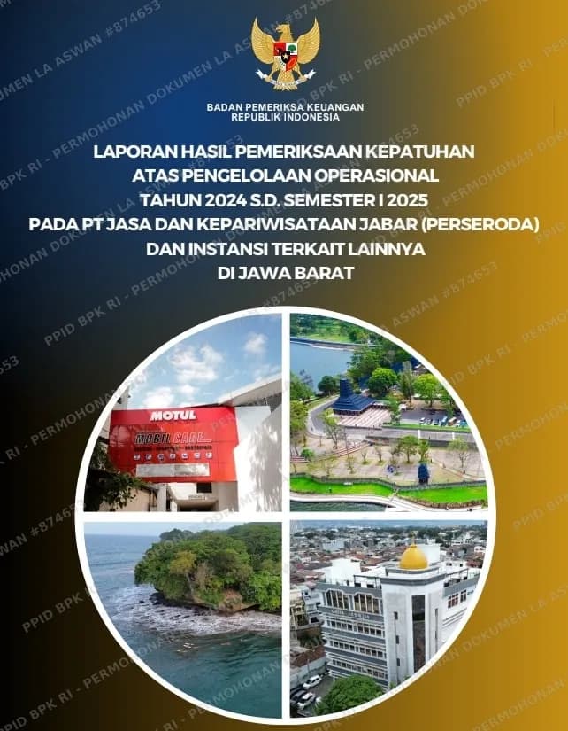 BPK Bongkar Celah Bisnis Hotel BUMD Jabar: Uang Muka Rp100 Miliar, Pajak dan Bagi Hasil Diduga Bermasalah