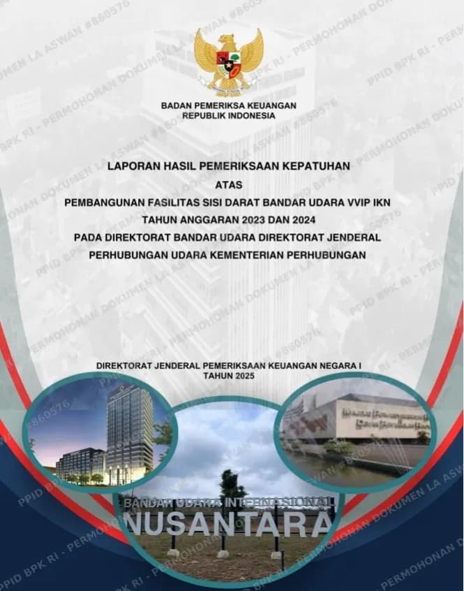 BPK Bongkar Celah Proyek Bandara VVIP IKN: Barang Tak Sesuai Spesifikasi, Negara Bayar Lebih Rp2,18 Miliar