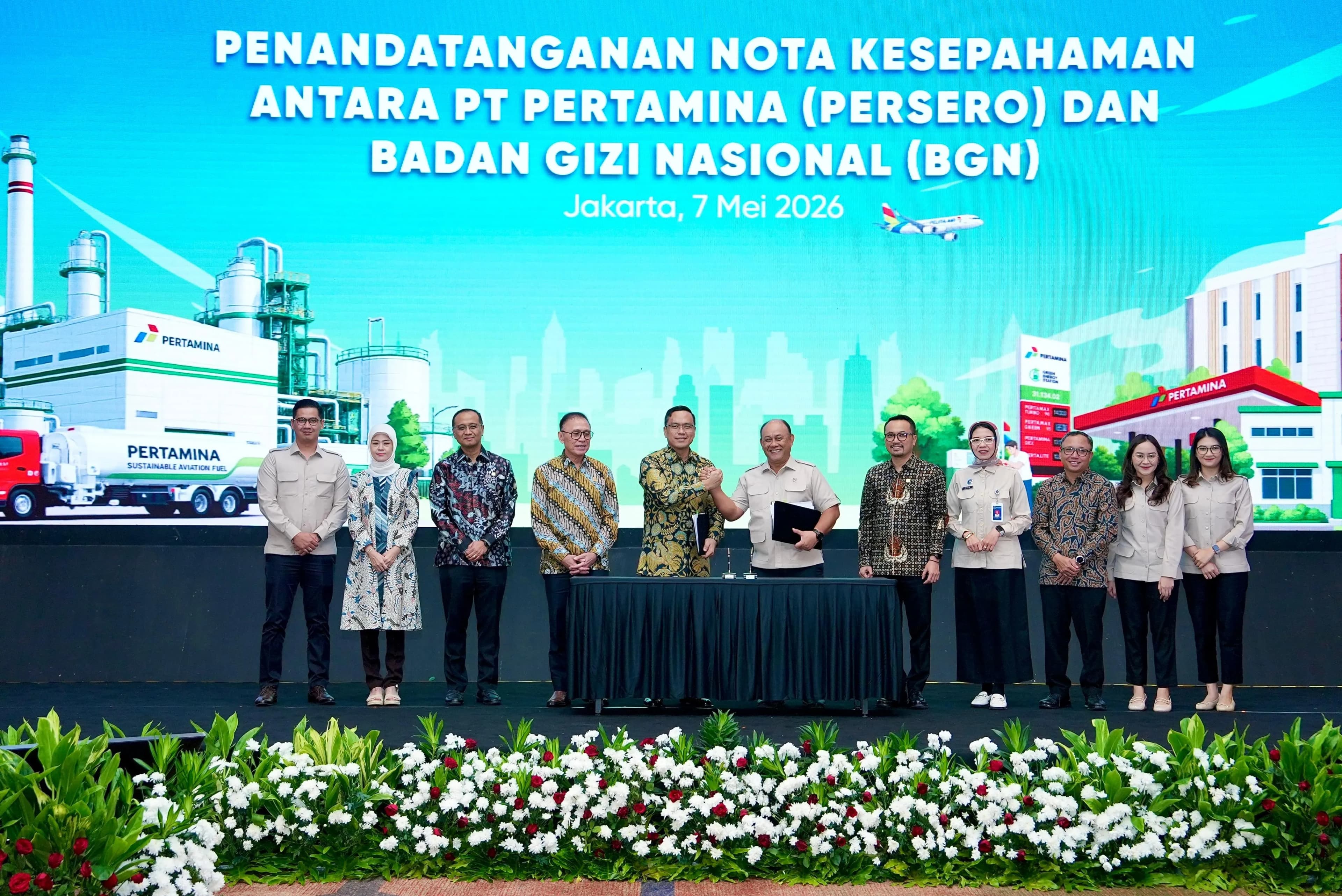 Pertamina-BGN, Sinergikan Minyak Jelantah menjadi Energi Rendah Karbon untuk Bahan Bakar Pesawat
