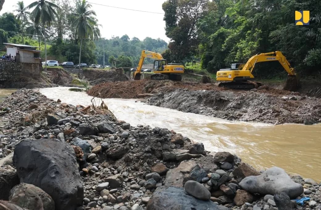 Kementerian PU Gerak Cepat Tangani Dampak Banjir dan Longsor di Kabupaten Tanah Datar