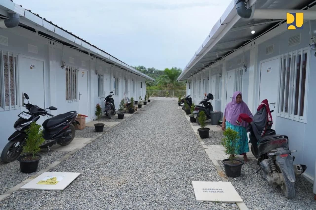 Tinjau Rumah Hunian Aceh Tamiang, Menteri PU Pastikan Kenyamanan Masyarakat