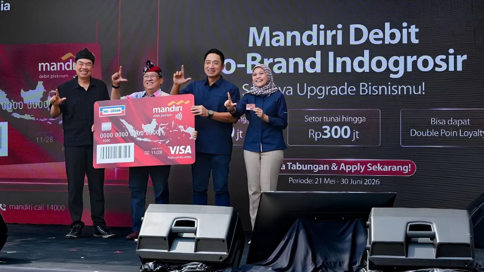 Bank Mandiri dan Indogrosir Luncurkan Kartu Mandiri Debit Co-Brand untuk Permudah Transaksi