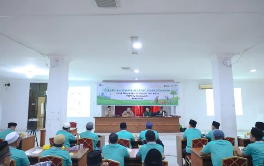 PTPN IV PalmCo Cetak Juru Sembelih Halal Profesional, Tekankan Kurban Wajib Sesuai Syariat
