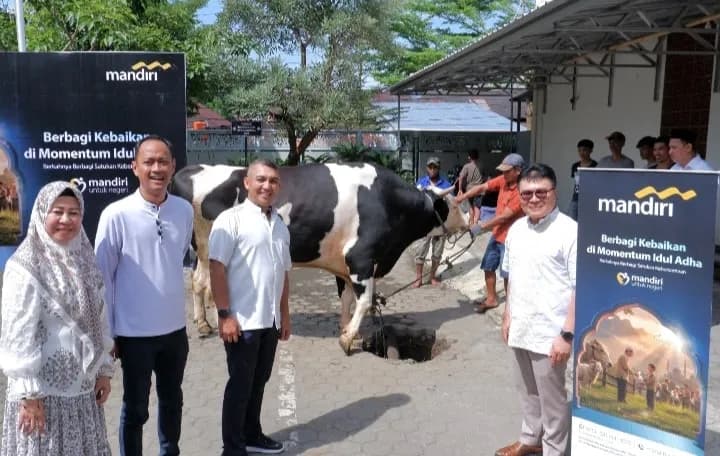 Mandiri Berbagi Kebaikan, Bank Mandiri Tebar Ribuan Hewan Kurban ke Seantero Negeri