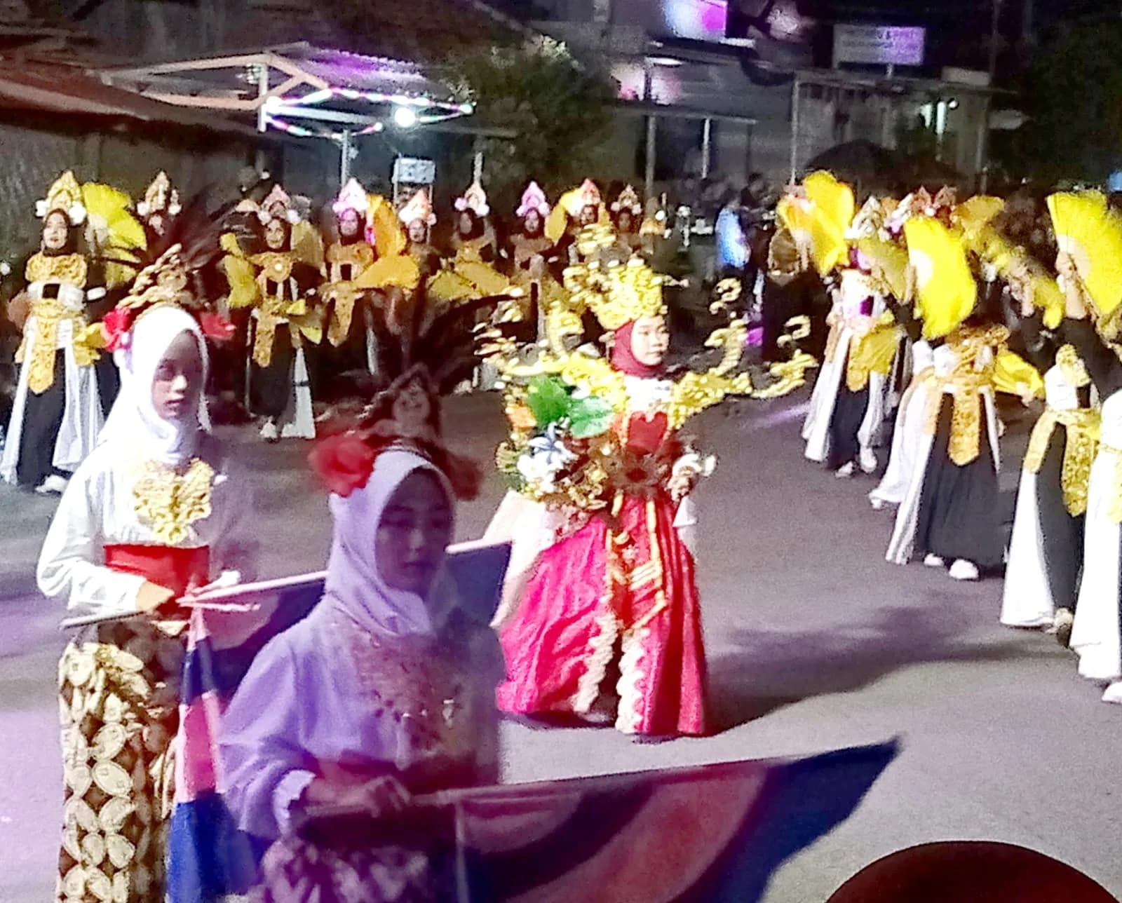 Meriah! Festival Takbiran II Bangunjiwo Timur Padukan Syiar Islam dan Seni Budaya