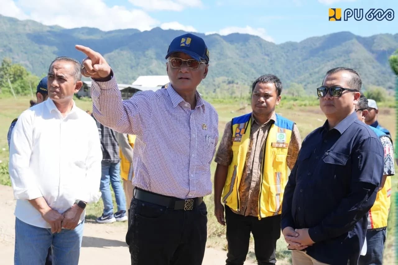 Menteri PU Tinjau Lokasi Usulan Sekolah Rakyat di Kabupaten Bima
