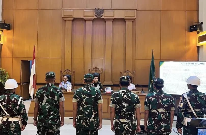 Empat Prajurit TNI Dituntut 2,5 Tahun Penjara dalam Kasus Air Keras terhadap Aktivis KontraS Andrie Yunus