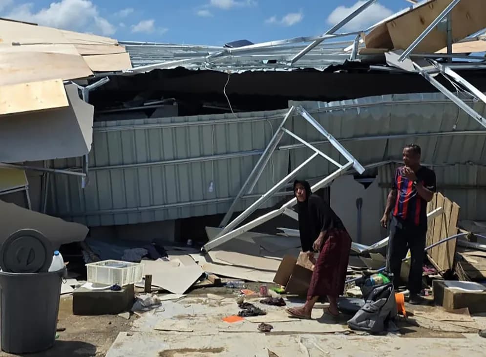 Angin Kencang Hantam Aceh Utara, 58 Huntara Rusak dan Warga Terpaksa Mengungsi