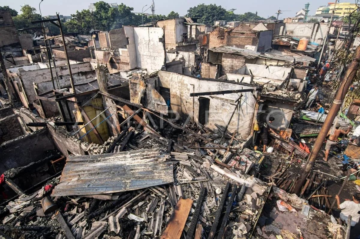 304 Bangunan Ludes di Kemayoran, Ratusan Warga Kehilangan Tempat Tinggal
