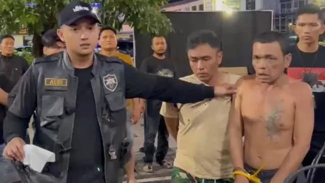 Preman Penendang Wanita Hamil dan Penodong Air Gun di Deli Serdang Dibekuk Polisi