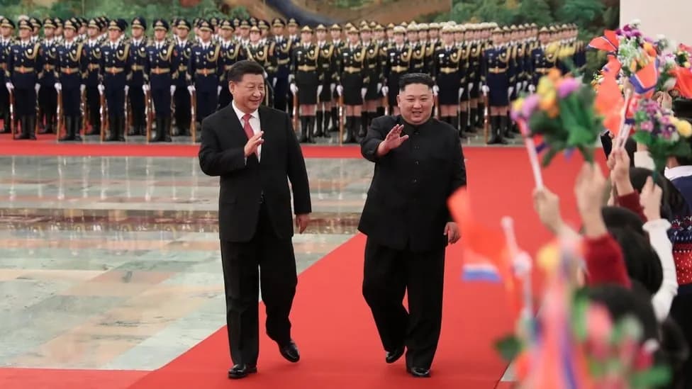 Xi Jinping Disambut Megah di Pyongyang, Kim Jong Un dan Istri Muncul Perdana